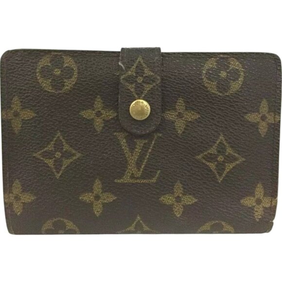172164BH (L1) Louis Vuitton Wallet Porte Monnaie Brown Monogram - Picture 1 of 10